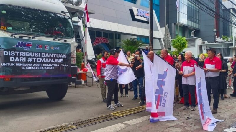 JNE Peduli Salurkan Lebih dari 500 Ton Logistik Untuk Korban Bencana di Sumatera dan Aceh
