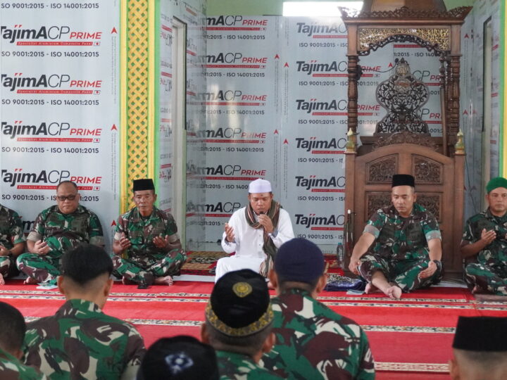 Peringati Hari Juang TNI AD, Personil Kodim 1015/Sampit Ikuti Doa Bersama.