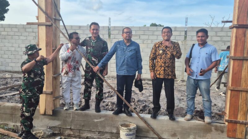 Dandim 1016/Palangka Raya Dampingi Kepala Staf Kepresidenan Tinjau Pembangunan Koperasi Merah Putih