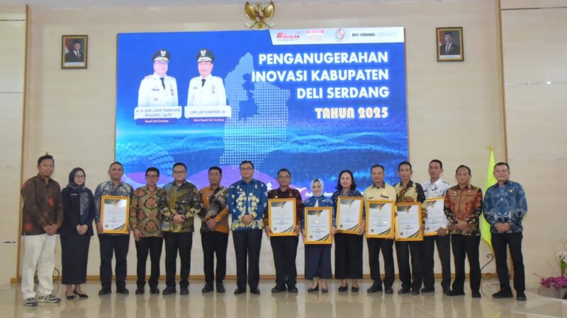 Pemkab Deli Serdang Capai Level Tertinggi Inovasi Se Sumatera Utara