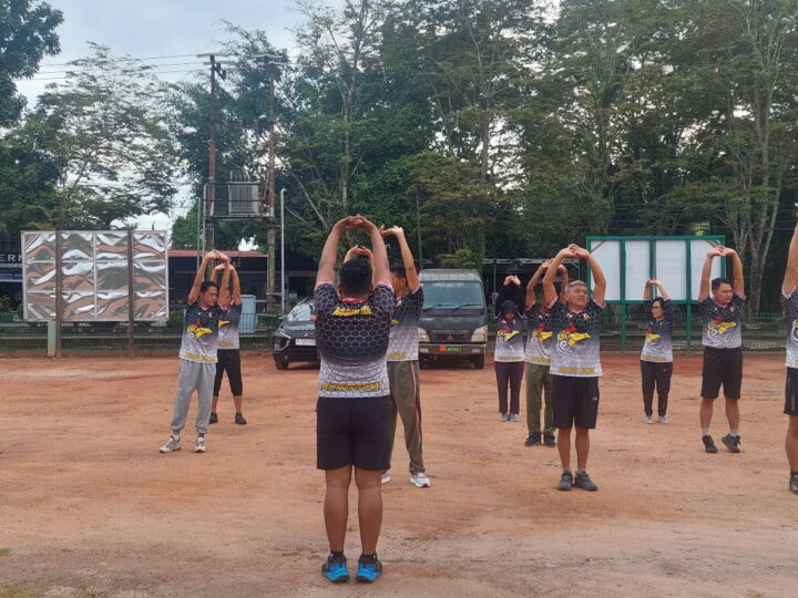 Jaga Kesehatan Fisik, Kodim 1015 Sampit Laksanakan Olahraga Bersama.