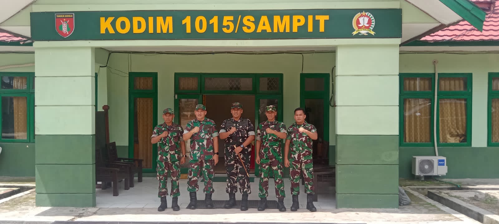 Komandan Kodim 1015/Sampit Dampingi Tim Pengawas Tinjau Progres Pembangunan KDKMP Di Wilayah Kodim 1015/Sampit