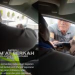 Satlantas Polrestabes Surabaya Peduli Wong Cilik Dengan Berbagi Jumat Berkah