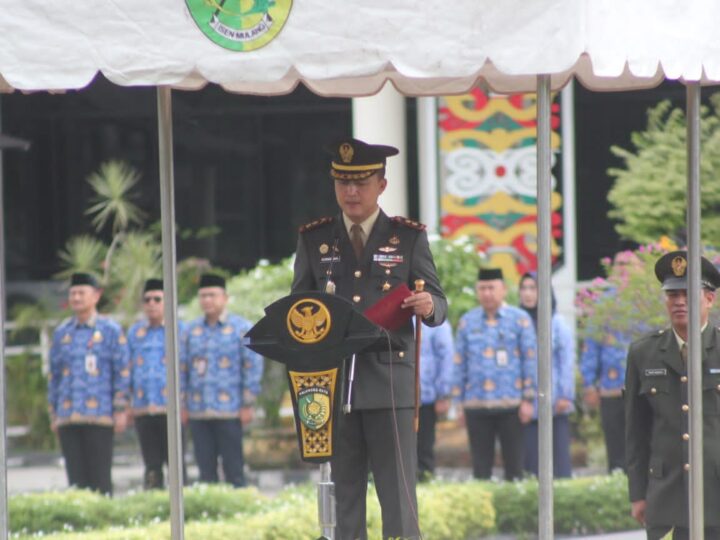 Dandim 1016 Palangka Raya Pimpin Upacara Hari Bela Negara ke-77, Teguhkan Komitmen Persatuan Bangsa