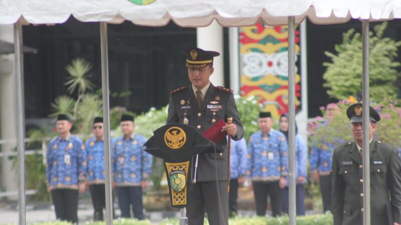 Dandim 1016 Palangka Raya Pimpin Upacara Hari Bela Negara ke-77, Teguhkan Komitmen Persatuan Bangsa