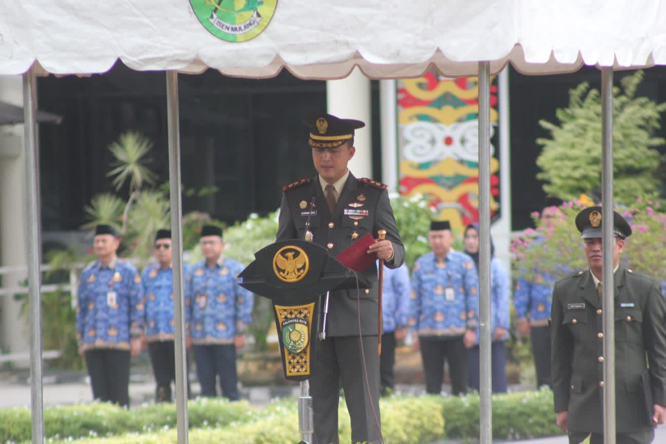 Dandim 1016 Palangka Raya Pimpin Upacara Hari Bela Negara ke-77, Teguhkan Komitmen Persatuan Bangsa