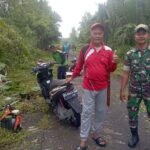 Gotong Royong Pembersihan Jalan Lintas Kabupaten Katingan di Pegatan Hulu Kecamatan Katingan Kuala.