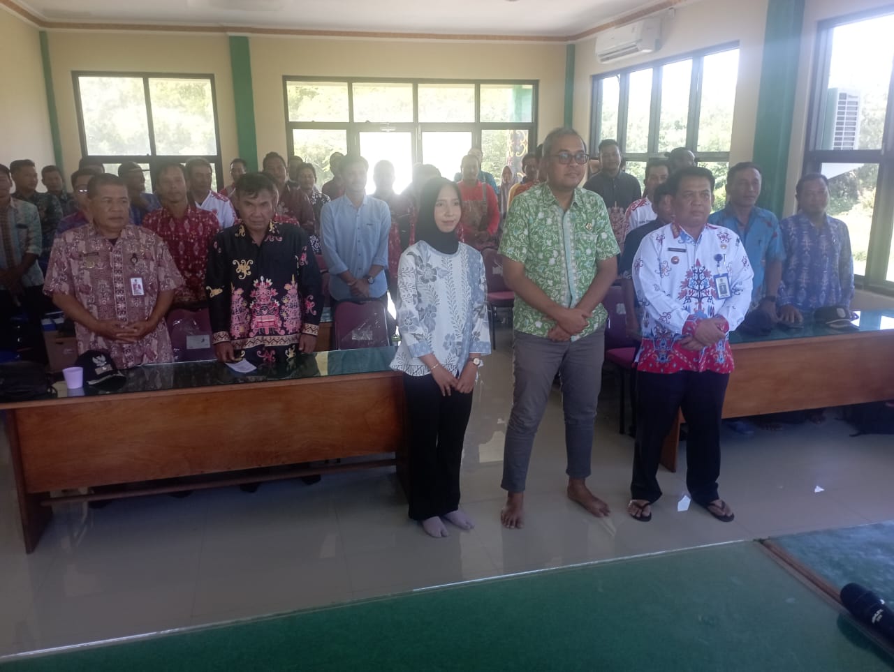 Pertemuan Kejaksaan Negeri Katingan Bersama Kepala Desa Se Kecamatan Katingan Kuala.