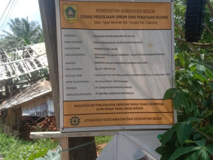Proyek Betonisasi Jalan Caringin–Cilaketan Senilai Rp 531 Juta di Desa Gorowong Rusak Dini, Kualitas Pekerjaan Dipertanyakan