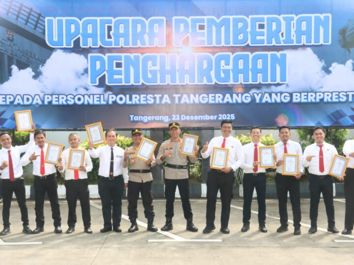 Ungkap Kasus Pembunuhan hingga Ranmor, Polsek Cikupa Raih Sejumlah Penghargaan