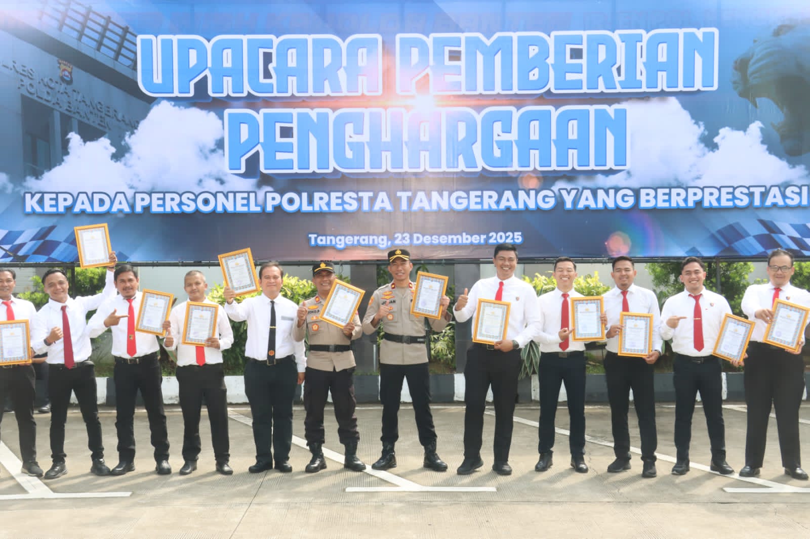 Ungkap Kasus Pembunuhan hingga Ranmor, Polsek Cikupa Raih Sejumlah Penghargaan