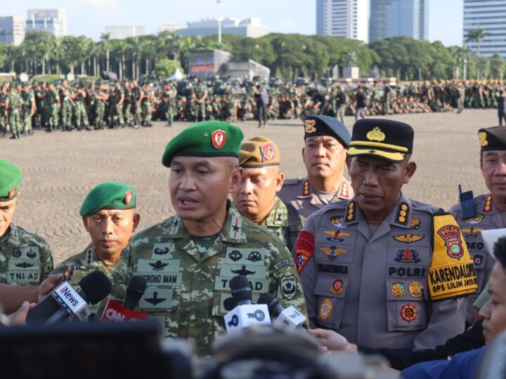 Ribuan Personel Siap Amankan Nataru, Apel Gabungan Digelar di Monas
