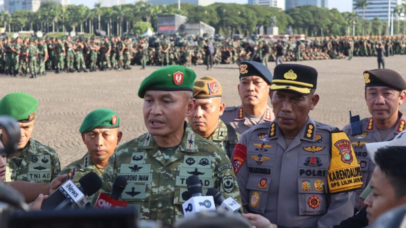 Ribuan Personel Siap Amankan Nataru, Apel Gabungan Digelar di Monas