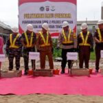 Komandan Kodim 1015/Sampit Hadiri Ground Breaking Peletakan Batu Pertama Pembangunan Gedung SPPG