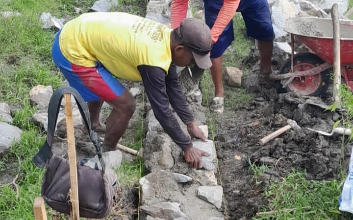 Desa Pleset Kecamatan Pangkur Kabupaten Ngawi Alokasikan Dana Desa Bangun Sarana Olahraga