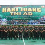 Kodim 1015/Sampit Ikuti Upacara Perayaan Hari Juang TNI AD KE – 80 Tahun 2025