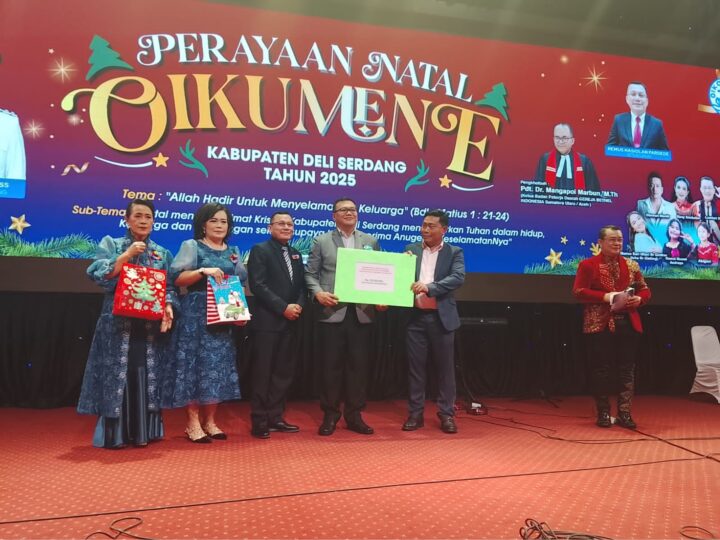 Perayaan Natal Oikumene Deli Serdang “Bukti Nyata Kebhinekaan & Toleransi Terus Terjaga”