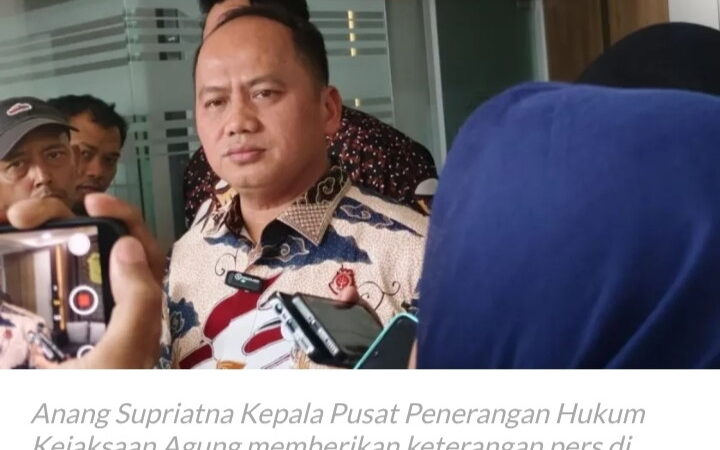 Tiga Jaksa Tersangka Pemerasan di Kabupaten Tangerang Diberhentikan Sementara Oleh Kejagung.