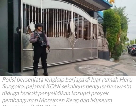 Saat Geledah Kantor Kontraktor Proyek Monumen Reog di Surabaya, KPK Menyita Senjata Api