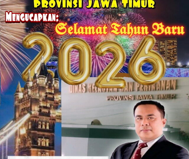 Ucapan Selamat Tahun Baru 2026, Dinas Kelautan dan Perikanan Provinsi Jawa Timur