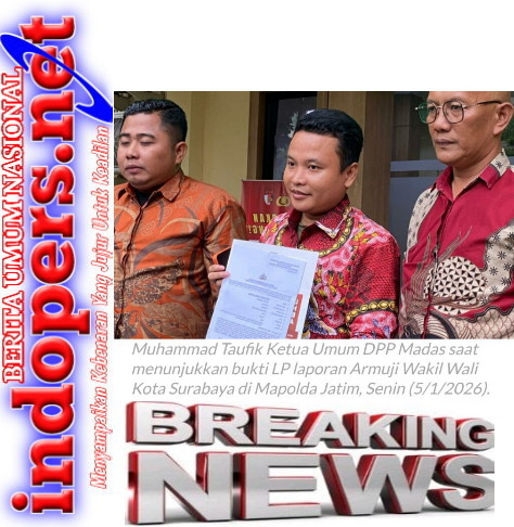 Armuji Wakil Wali Kota Surabaya Dilaporkan Ormas Madas ke Polda Jatim dan DPRD