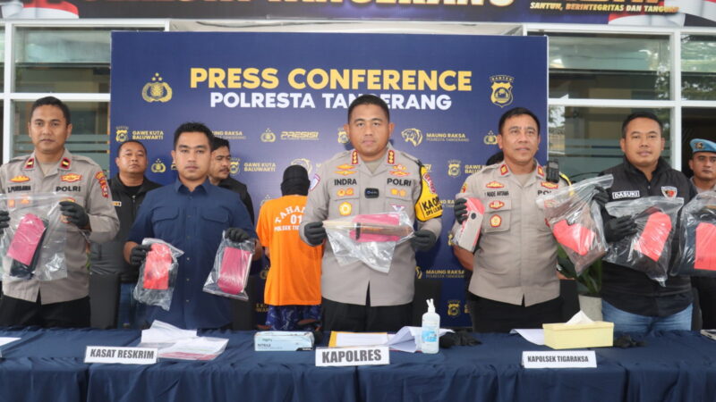 Polresta Tangerang Ungkap Motif Sakit Hati Ditagih Utang Jadi Latar Pembunuhan di Jambe