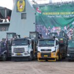 Almatzi Bantuan Kasad Untuk Penanganan Bencana Sumut Tiba di Pelabuhan Belawan