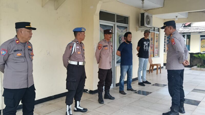 Polsek Kronjo Gelar Apel Siaga Personel