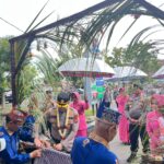 Komandan Kodim 1015/Sampit Hadiri Pisah Sambut Kapolres Seruyan di Mapolres Seruyan.