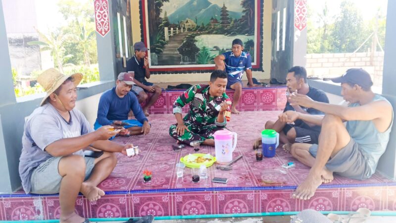 Babinsa Koramil 1015-07/Parenggean Melaksanakan Komsos Dengan Warga Binaan