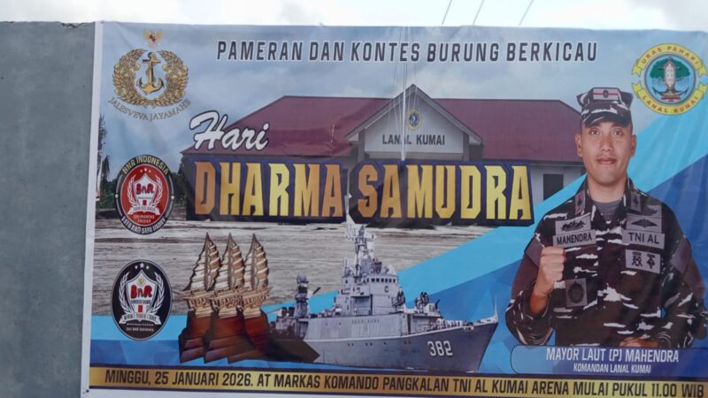 Pameran dan Kontes Burung Berkicau Hari Dharma Samudra Digelar Meriah di Mako Lanal Kumai
