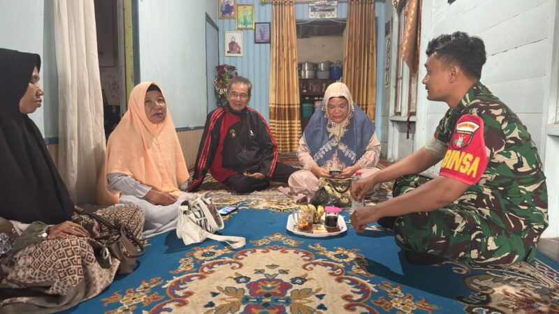 Babinsa Koramil 1015-12/Seruyan Tengah Jalin Komunikasi Sosialisasi Bersama Warga Binaan
