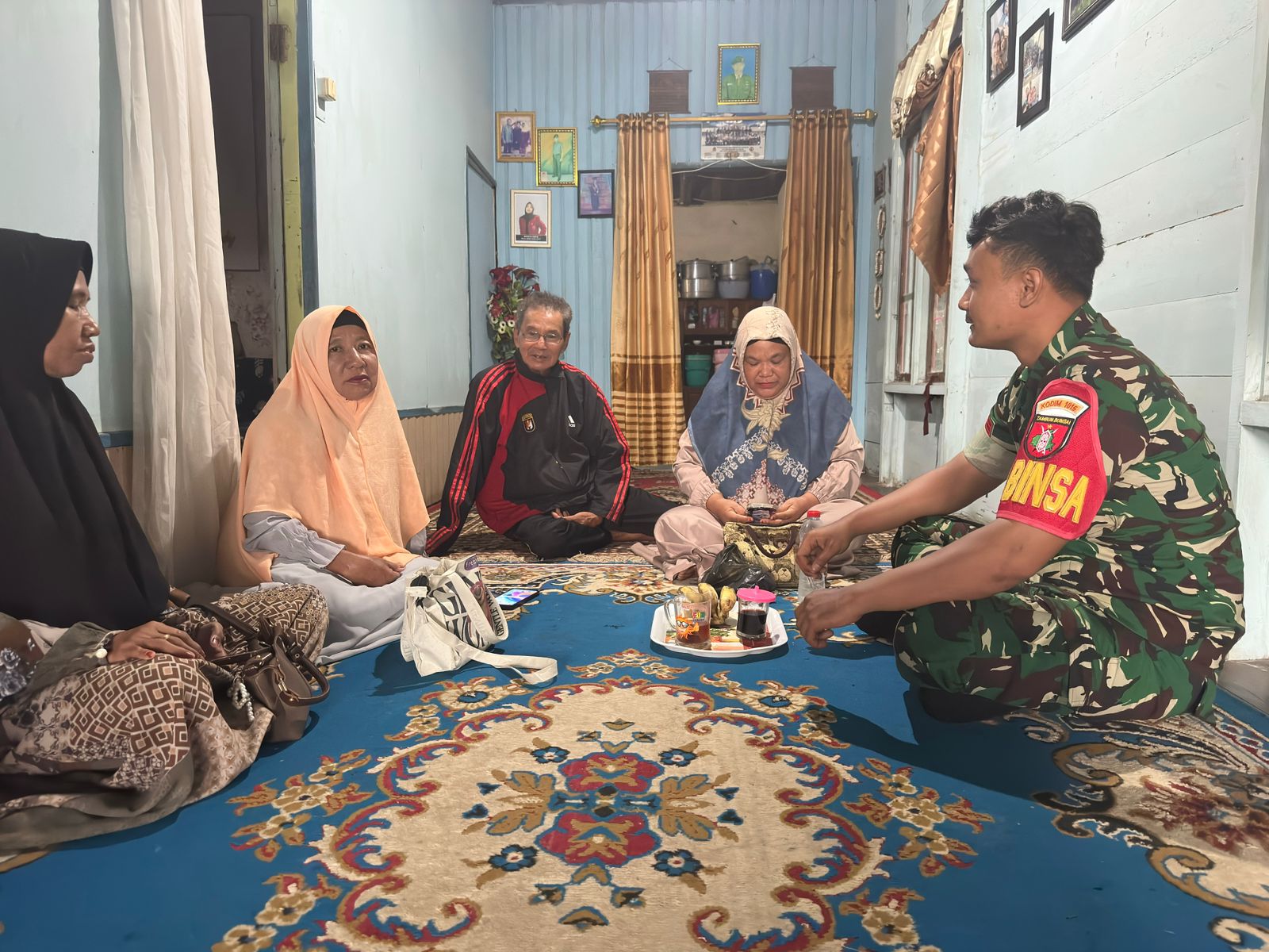 Babinsa Koramil 1015-12/Seruyan Tengah Jalin Komunikasi Sosialisasi Bersama Warga Binaan