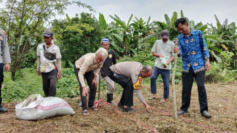 Polsek Parungpanjang: Tanam Jagung dan Serap Aspirasi Petani Desa Pingku
