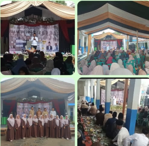 MTS INSAN KREASI KAMPUNG CIPUS DESA BATOK GELAR ACARA ISRA MI’RAJ 12 SYA’BAN 1447 H.KHIDMAT “TEKANAN PERSATUAN UMAT”