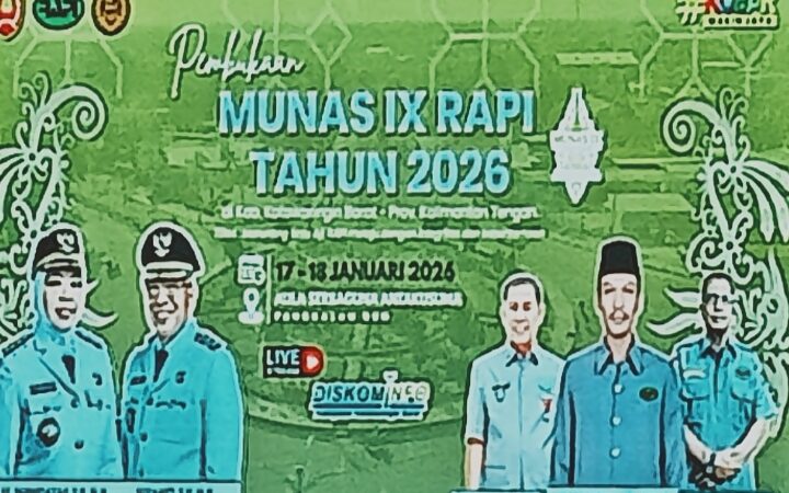 Munas lX RAPI 2026 Resmi Dibuka di Kotawaringin Barat.
