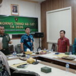 Dandim 1015/Sampit Ikuti Secara Virtual Rakornis TMMD ke-127 TA 2026.