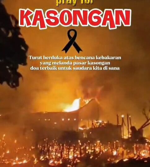 Si Jago Merah Melalap Sejumlah Bangunan, Pasar dan Sekolahan Mts di Kasongan Katingan