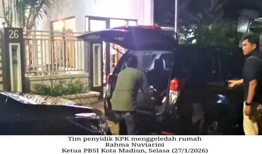 KPK Sita Mercy dan Pajero dari Rumah Ketua PBSI Kota Madiun, Terkait Kasus Korupsi Maidi Mantan Walikotanya