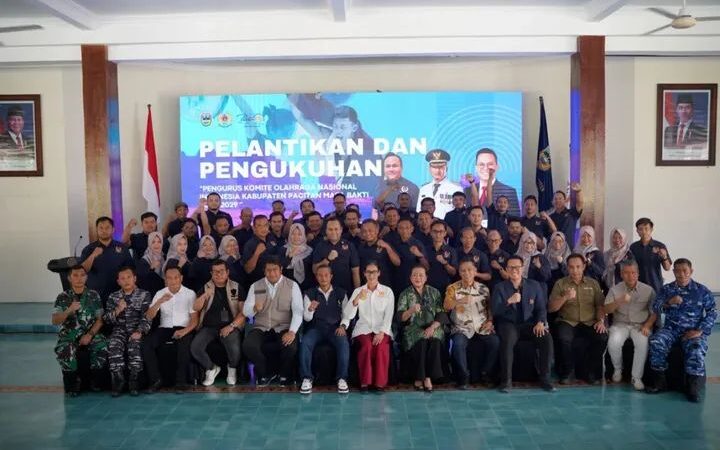 Kepengurusan KONI Kabupaten Pacitan Periode 2025-2029 Resmi Dilantik