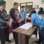 Danramil 1015-07/Parenggean Hadiri Serah Terima Direktur RSUD Parenggean