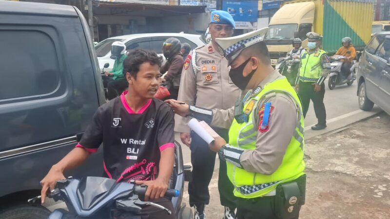 Operasi Keselamatan Maung Hari Kelima, Satlantas Polresta Tangerang Masifkan Teguran Humanis dan Penindakan ETLE