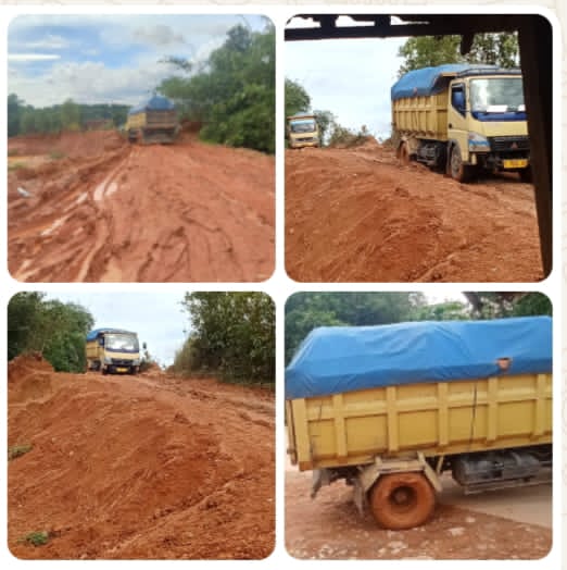 Tiga Lokasi Galian Tanah C Ilegal Masih Bebas  Beroperasi di Desa  Gorowong Warga Pertanyakan Ketegasan Aparat
