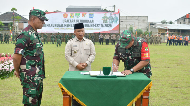 Kasrem 051/Wijayakarta Hadiri Pembukaan TMMD ke-127 TA 2026 di Kota Depok