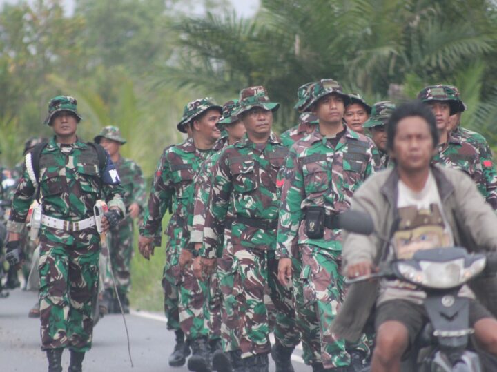 Tingkatkan Kemampuan Fisik, Anggota Kodim 1016/Plk Laksanakan Hanmars