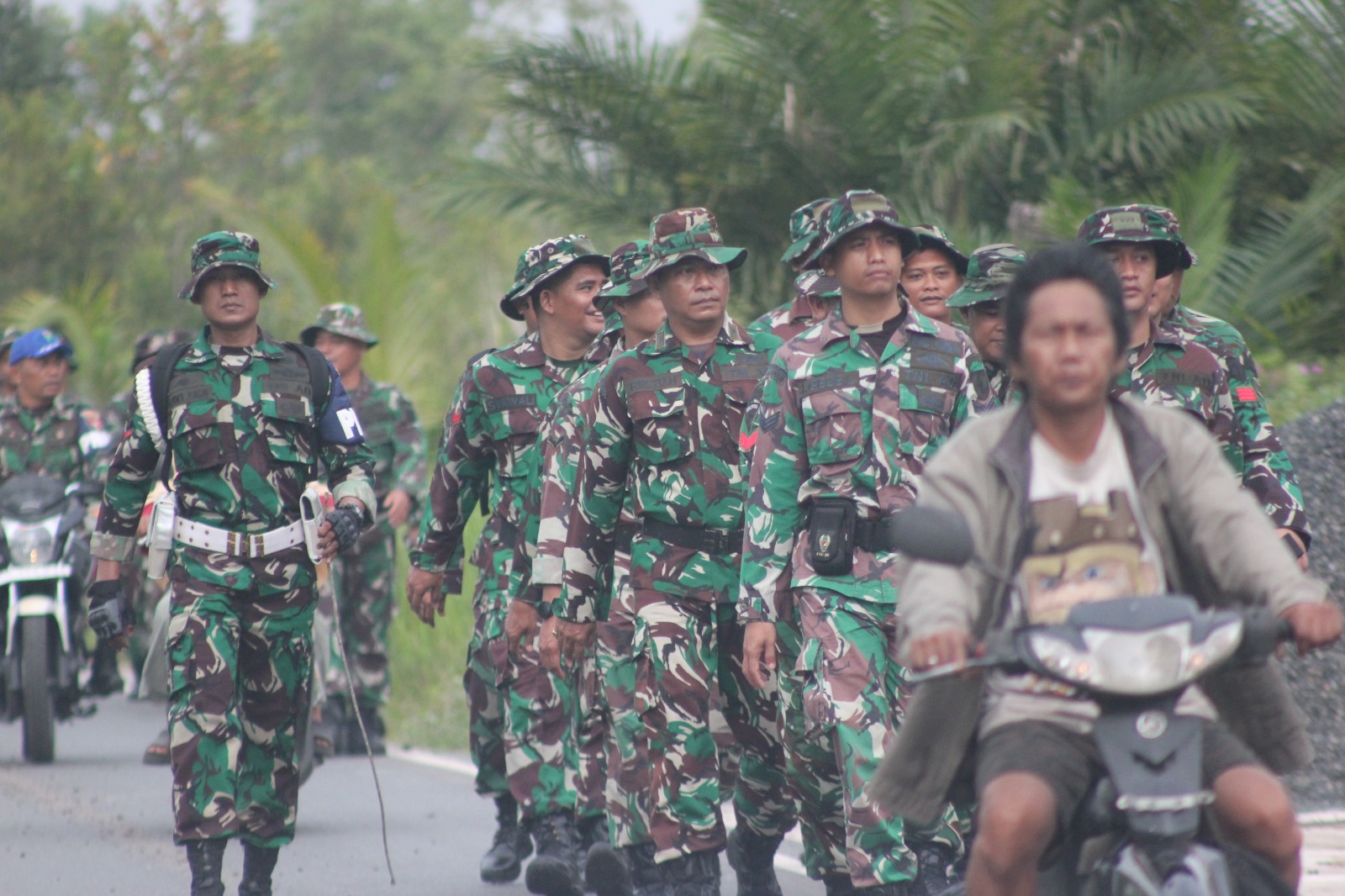 Tingkatkan Kemampuan Fisik, Anggota Kodim 1016/Plk Laksanakan Hanmars