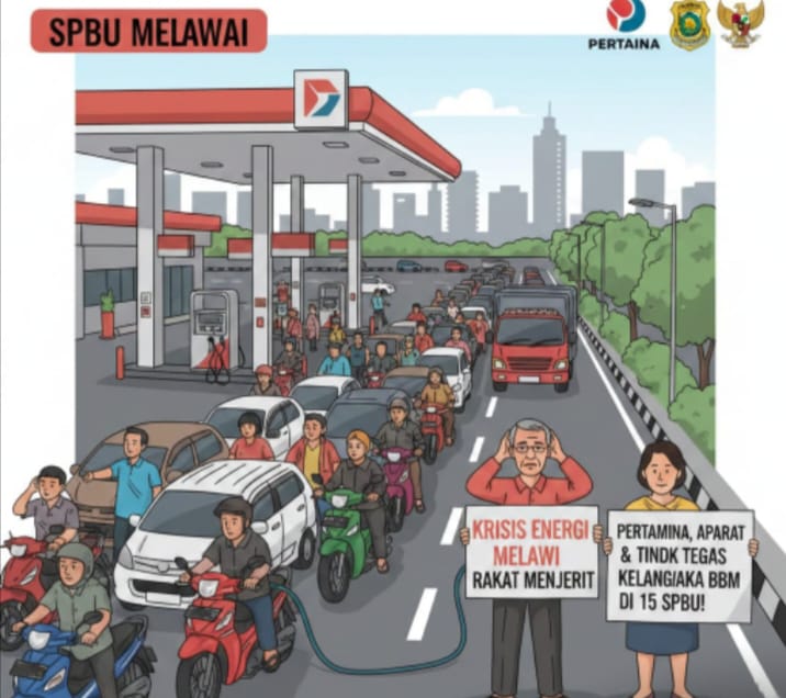 Krisis Energi Melawi Rakyat Menjerit, Pertamina, Aparat Penegak Hukum dan Pemda Melawi Harus Bertindak Tegas Atas Kelangkaan BBM di 15 SPBU.