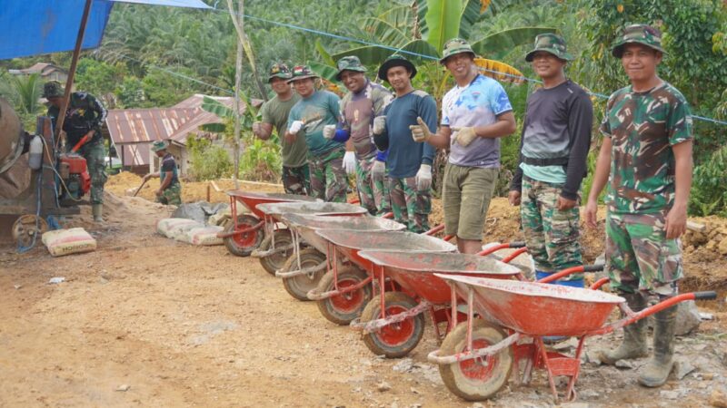 Arco Berbaris Rapi, Satgas TMMD Reg Ke-127 Siap Eksekusi Pekerjaan