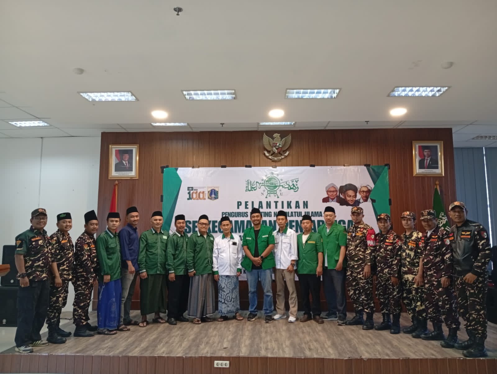 Momen Bersejarah Harlah ke-100 NU: Pengurus Ranting Nahdlatul Ulama se-Kecamatan Penjaringan Resmi Dilantik