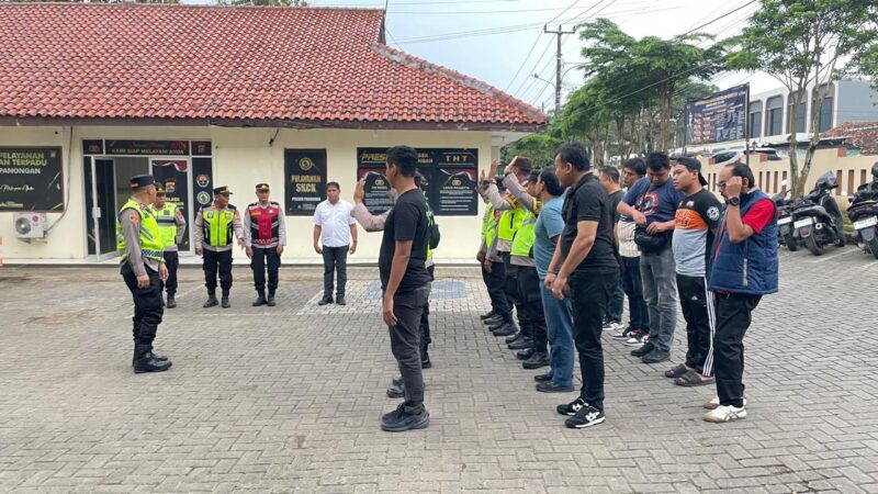 Polsek Panongan Gelar Apel Pengamanan Malam Tahun Baru Imlek 2026